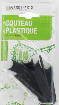 CENTRALE BRICO - Jeu de 10 couteaux adaptable flymo remplace origine: 5138469-80/3, 5138469-00/1