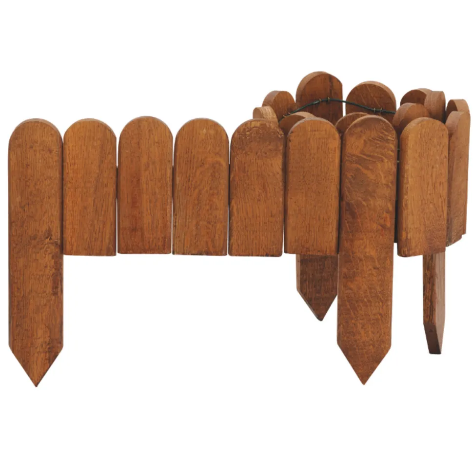 CERLAND - Bordure de jardin en chêne - oak - 114 x 15 cm