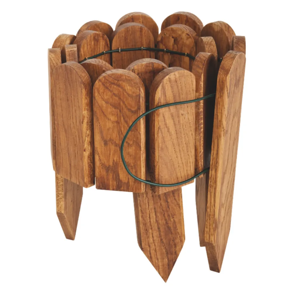 CERLAND - Bordure de jardin en chêne - oak - 114 x 15 cm