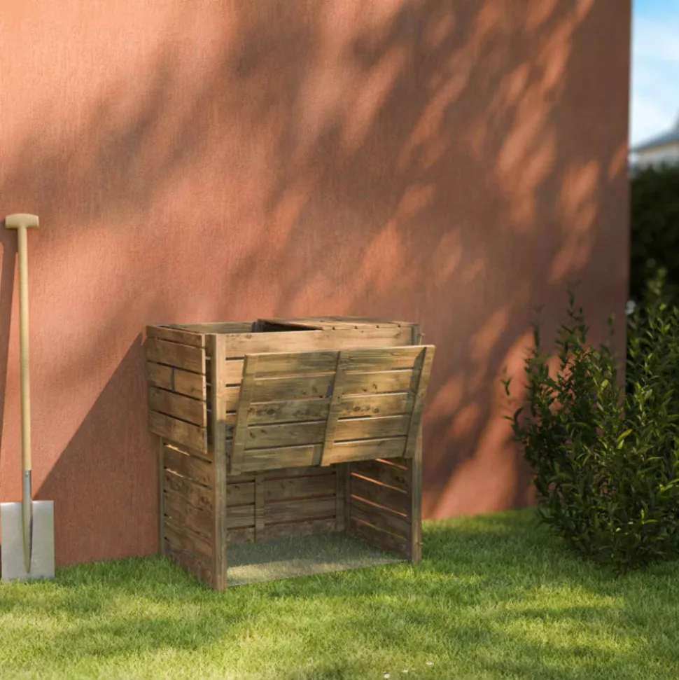 CERLAND - Grand composteur bois 500l converto