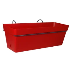 CHAPELU FRÈRES - Kit jardinière CocoriPot Jade 50cm + Plateau clipsé + Support Rubis