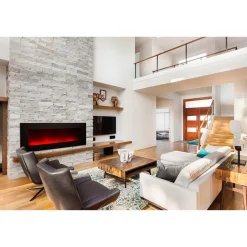 Chemin'arte cheminée électrique 2000w avec télécommande - volcano 3xl