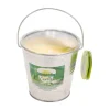 CITRONELLA - 4 bougie anti-moustique citronelle avec contenant métallique 160g ø10cm