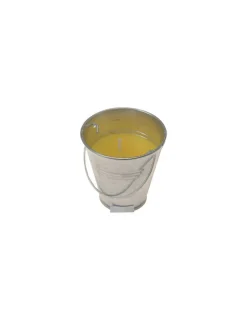 CITRONELLA - Bougie anti-moustique citronelle avec contenant métallique 30g ø6,5cm