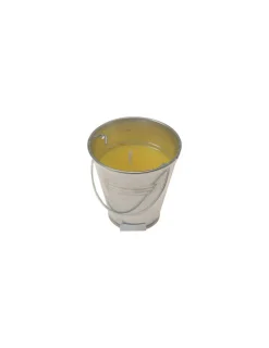 CITRONELLA - Bougie anti-moustique citronelle avec contenant métallique 30g ø6,5cm