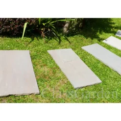 CLASSGARDEN - Pas japonais grès kandla multicolore 100x50 - pack de 16 pièces