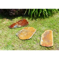 CLASSGARDEN - Pas japonais corten irrégulier - pack de 12 pièces
