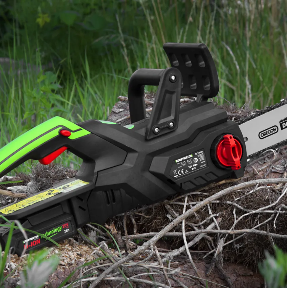 CONSTRUCTOR - Tronçonneuse sans fil 20 v (sans batterie) - guide 250mm - guide et chaîne orego