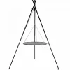 COOK - Barbecue grille de cuisson suspendu « tipi » sur trépied 210 cm 鈥