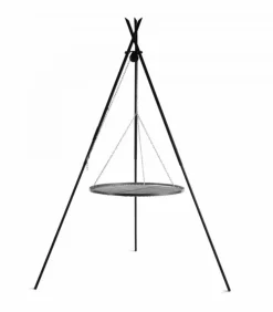COOK - Barbecue grille de cuisson suspendu « tipi » sur trépied 210 cm 鈥
