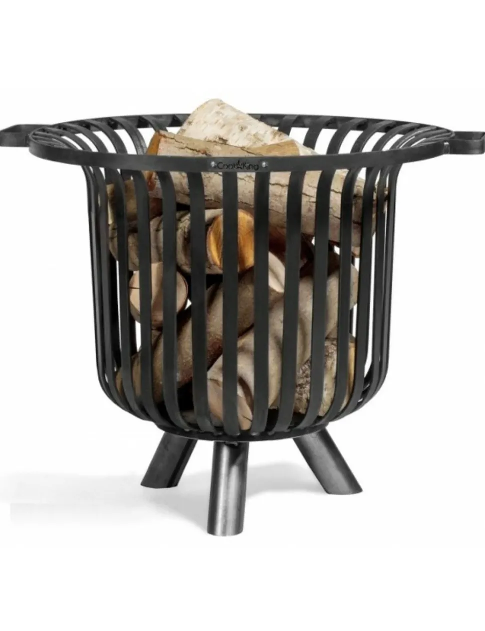 COOK KING - Chauffe terrasse, braséro en acier noir verona 60 cm-sans-60 --