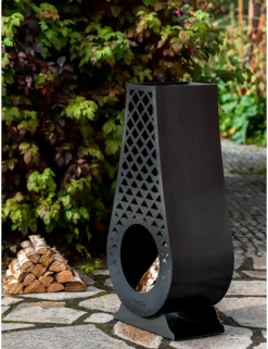 COOK KING - Cheminée d'extérieur en acier avangardo 50x33x108cm