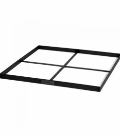 COOKKING - Base carrée pour braséro, 60x60cm, acier brut, cookking, 111035