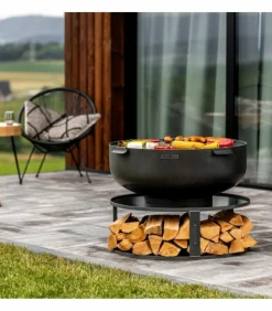 COOKKING - Braséro de jardin xxl palermo, 60cm de diamètre, acier naturel, cookking, 111560