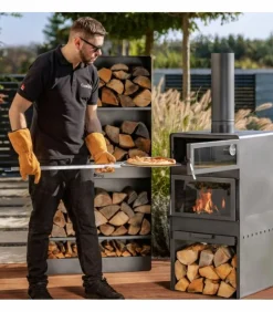 COOKKING - Cheminée d'extérieur vento avec vitre trempée,cookking, 111565