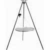 COOKKING - Trépied de cuisson avec plaque à rôtir, 60cm de diamètre, moulinet inclus, cookking, 21376