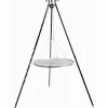 COOKKING - Trépied de cuisson avec grille à rôtir, 60cm de diamètre, acier, cookking, 21001