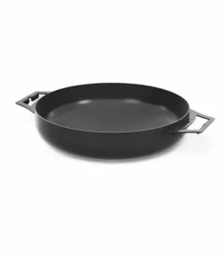 COOKKING - Wok en acier naturel 40cm avec deux poignées, cookking, 121220