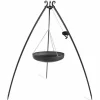 COOKKING - Wok suspendu sur trépied, acier naturel, manivelle inclue, cookking, 111026