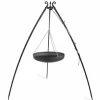 COOKKING - Wok suspendu sur trépied, acier, 200cm de hauteur, 70cm de diamètre, cookking, 111014