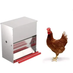 COPELE - Mangeoire anti-nuisibles 30 kg pour 15 poules