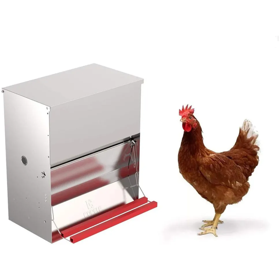 COPELE - Mangeoire anti-nuisibles 40 kg pour 20 poules