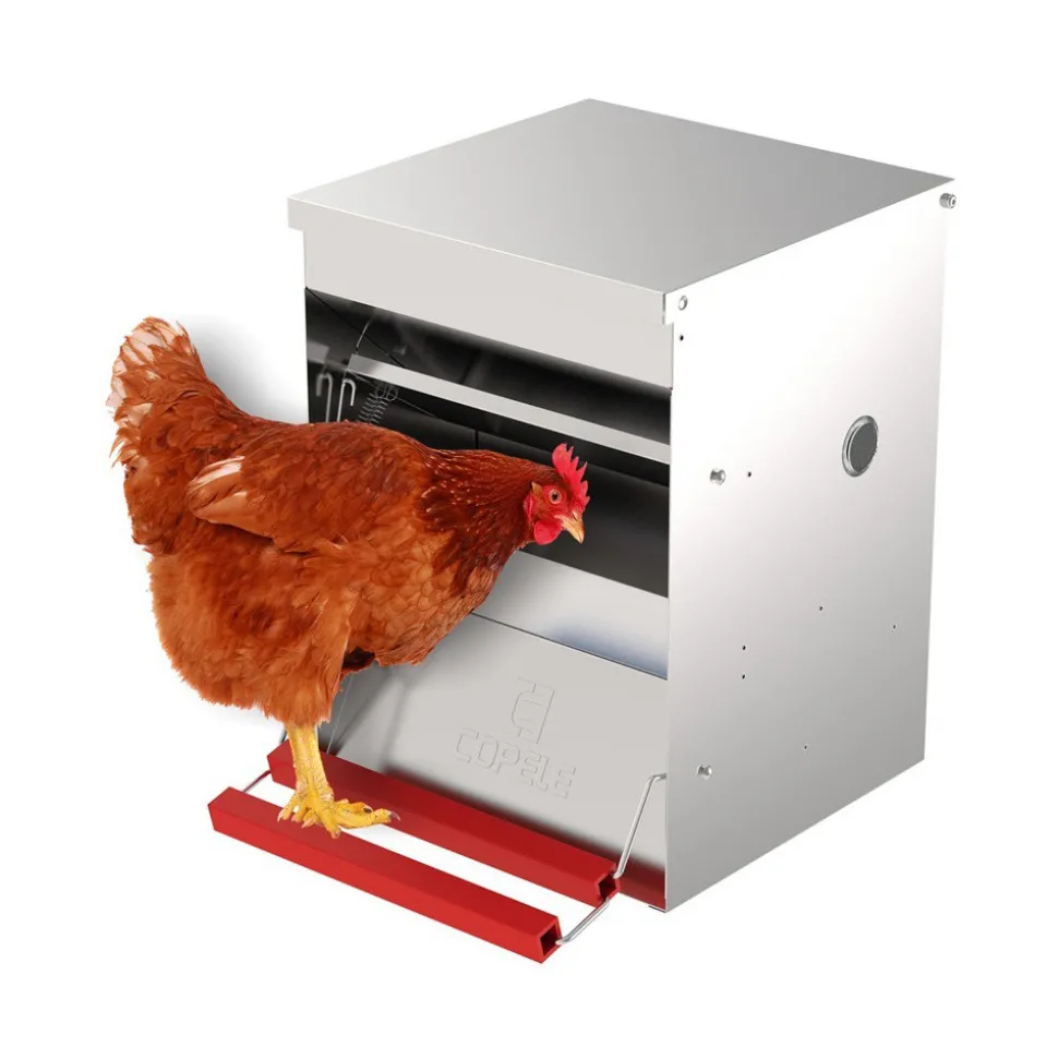 COPELE - Mangeoire anti-nuisibles 12 kg pour 6 poules