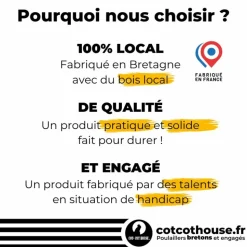 COT COT HOUSE - Nichoir à oiseaux en kit pour rouge-queue