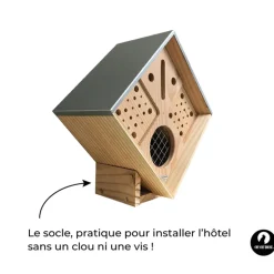 COT COT HOUSE - Socle pour hôtel à insectes tybees