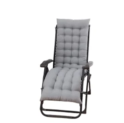 Coussin de chaise inclinable confortable gris argenté, 48*165cm