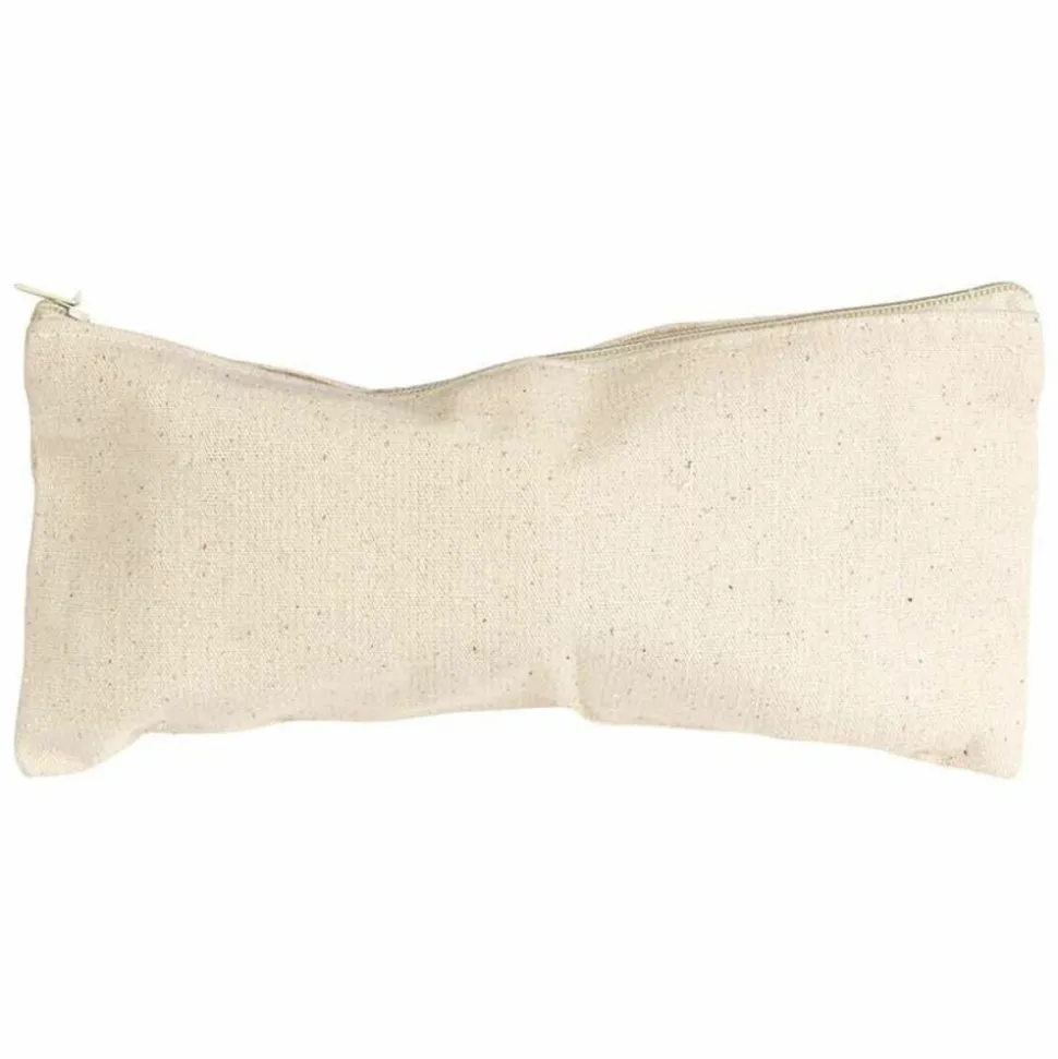 CREOTIME - 4 trousses en tissu à customiser 21 x 9 cm