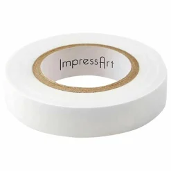CREOTIME - Ruban adhésif blanc pour gravure de métal - 10 m