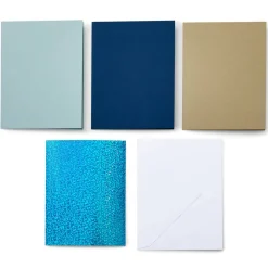 CRICUT - 8 cartes adhésives et enveloppes marine - cricut