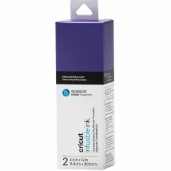 CRICUT - 4 feuilles de transfert pour mug press - violet + gris