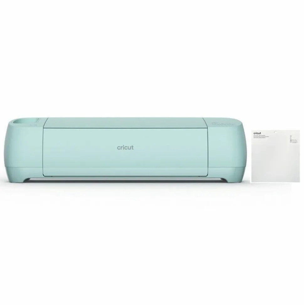 CRICUT - Machine de découpe cricut explore 3 + 10 autocollants cartonnés blanc 33 x 33 cm