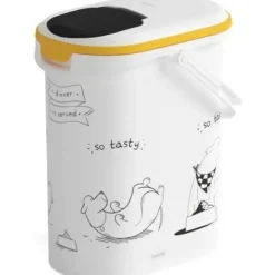 CURVER - Conteneur a croquettes pour chien 4 kg - 10l - le diner et servi