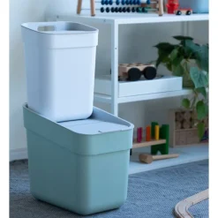 CURVER - Poubelle ready to collect 20 l vert menthe