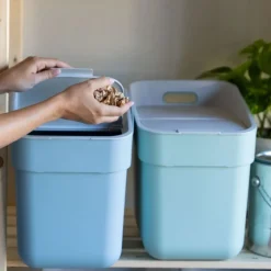 CURVER - Poubelle ready to collect 20 l vert menthe