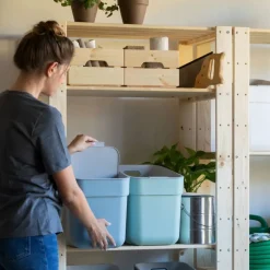 CURVER - Poubelle ready to collect 20 l vert menthe