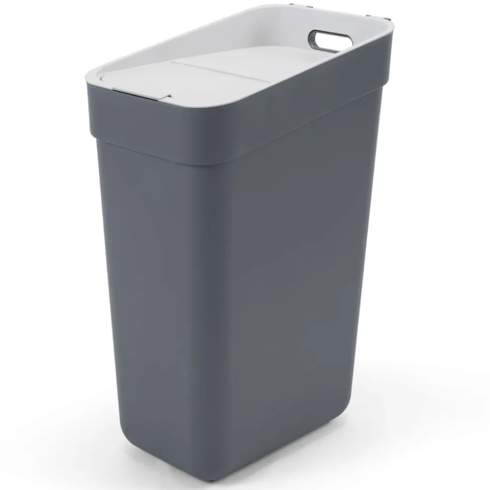 CURVER - Poubelle ready to collect 30 l gris foncé