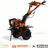DAEWOO - Motoculteur thermique à traction 212cm3, largeur de travail jusqu'à 130cm, 2 vitesses av/1 ar, guidon ajustable - daewoo