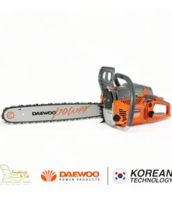 DAEWOO - Tronçonneuse thermique professionnelle 54,6cc 3,3cv guide 50 cm anti vibration daewoo dcs5820