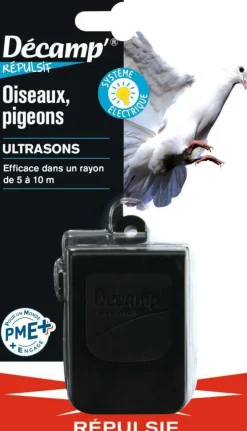 DÉCAMP' - Répulsif oiseaux, pigeons. Ultrason