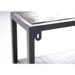 DÉCORATION D'AUTREFOIS - Etagère murale bois-métal marron - décoration d'autrefois