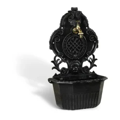 DÉCORATION D'AUTREFOIS - Fontaine de jardin aluminium gris - décoration d'autrefois