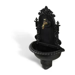 DÉCORATION D'AUTREFOIS - Fontaine de jardin aluminium gris - décoration d'autrefois