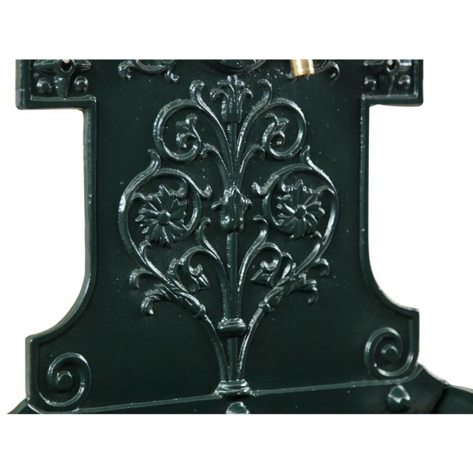 DÉCORATION D'AUTREFOIS - Fontaine de jardin aluminium vert - décoration d'autrefois