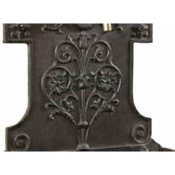 DÉCORATION D'AUTREFOIS - Fontaine de jardin aluminium marron - décoration d'autrefois