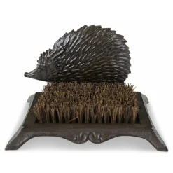 DÉCORATION D'AUTREFOIS - Gratte-pied fonte fonte marron - décoration d'autrefois