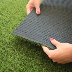 DÉCOWEB - Gazon synthétique fireguard classé feu - 25mm - rouleau de 3m x 8m